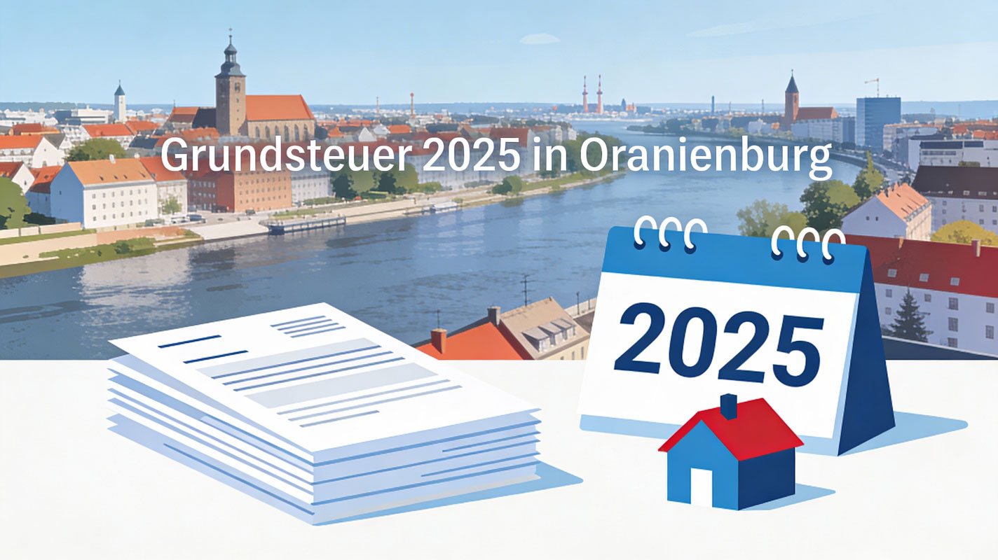 Bild: Grundsteuer 2025 in Oranienburg KI generiert